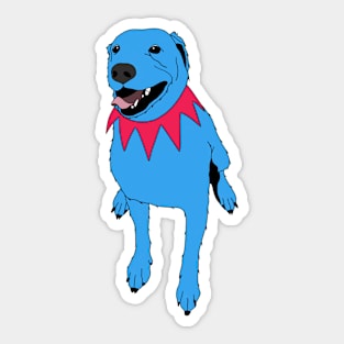 Grateful Dawg Blue Sticker